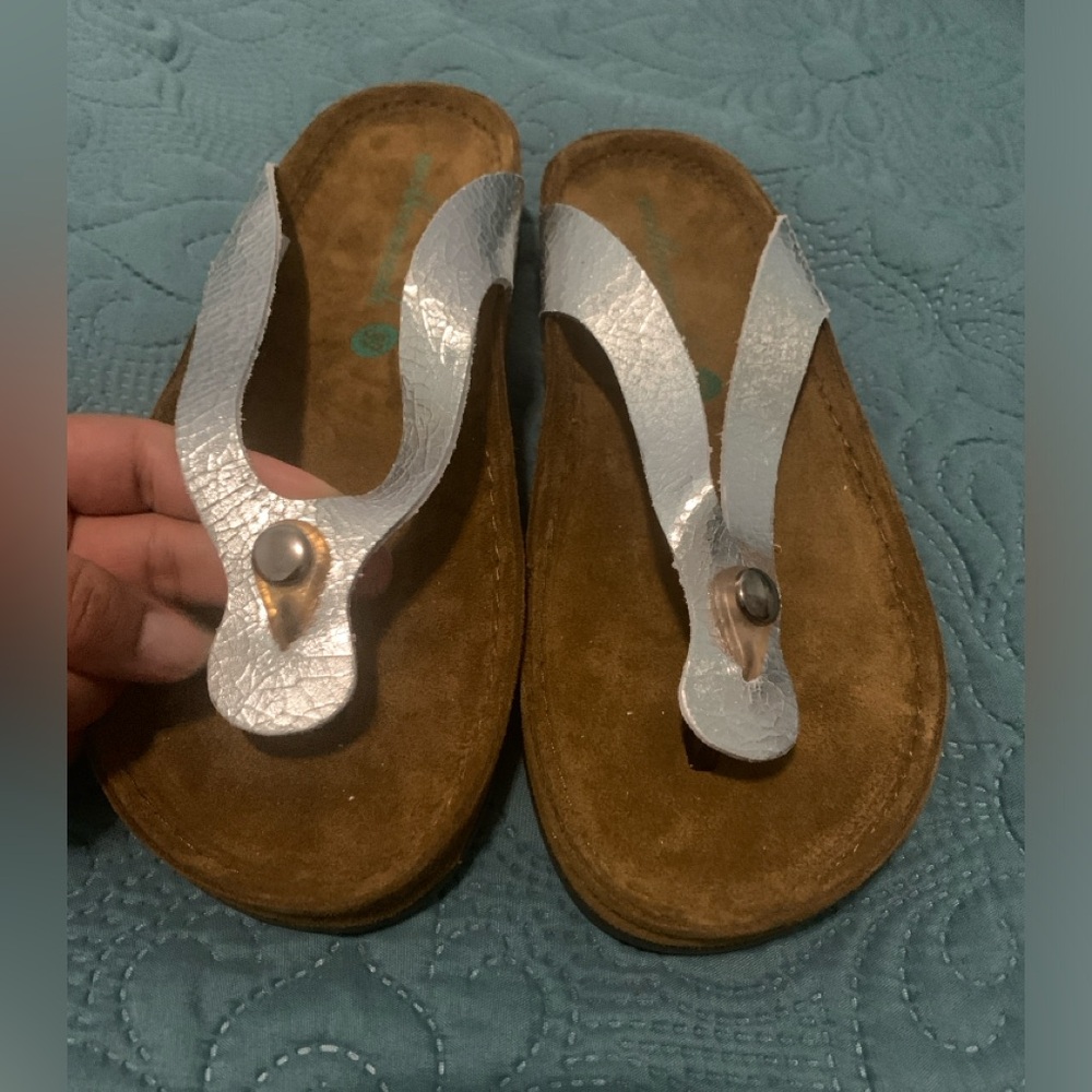 NWOT Wolkenwerk Thong Upper Memory Foam Footed Sandal